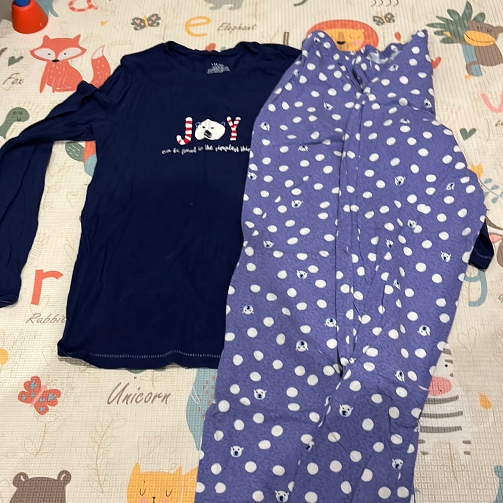 Hue polar bear pajamas size small